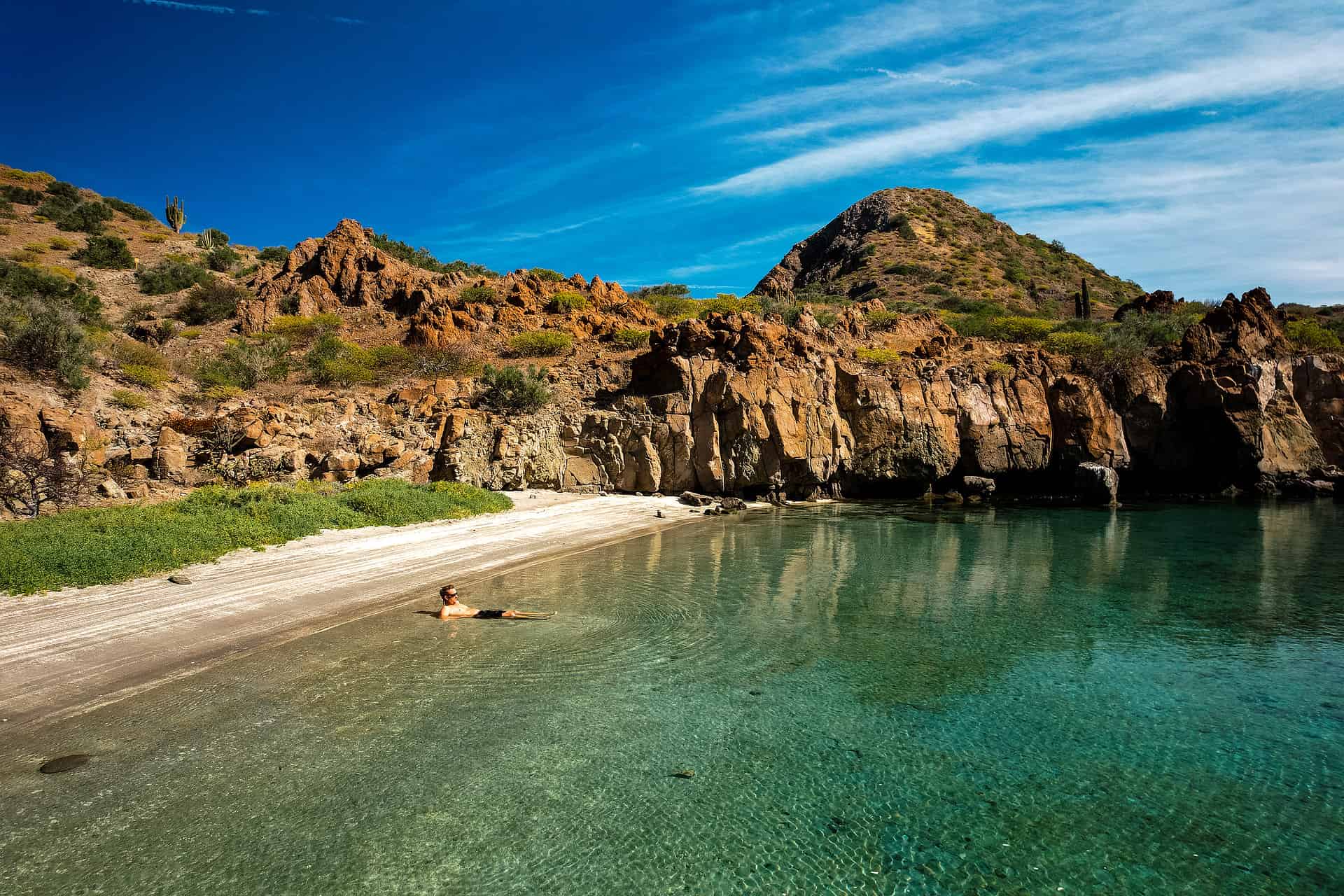 Honeymoon Bay on Isla Danzante in Baja California Sur, Mexico. Photo credit Garrett Galvan.