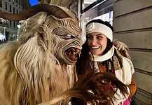 What is the Krampuslauf? Krampuslauf in Graz, Austria